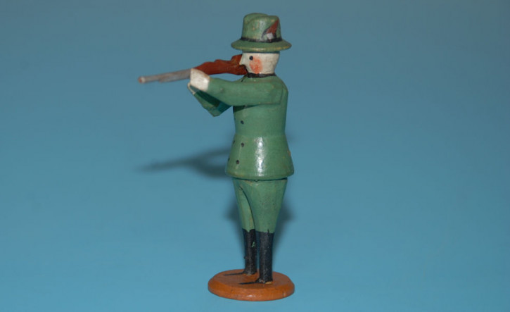 Erzgebirge Karl Müller nose figure * hunters shooting * twenties