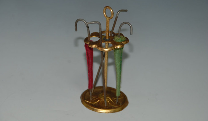 Miniature ormolu umbrella stand of Erhard & Söhne * at 1900