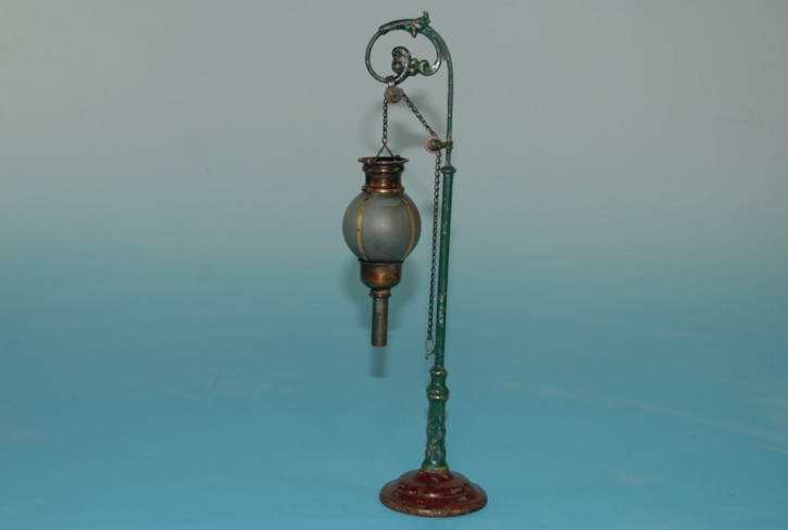 Märklin uralte Bogenlampe für Kerzenbetrieb H 30 cm * 1900-10