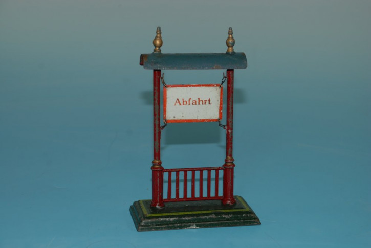 Märklin uralter Abfahrt & Ankunft Anzeiger aus Blech * 1900-1910