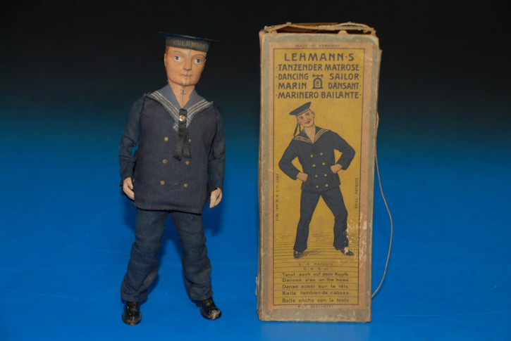 Lehmann E.P.L. 535 dancing sailor in the box * as of 1904