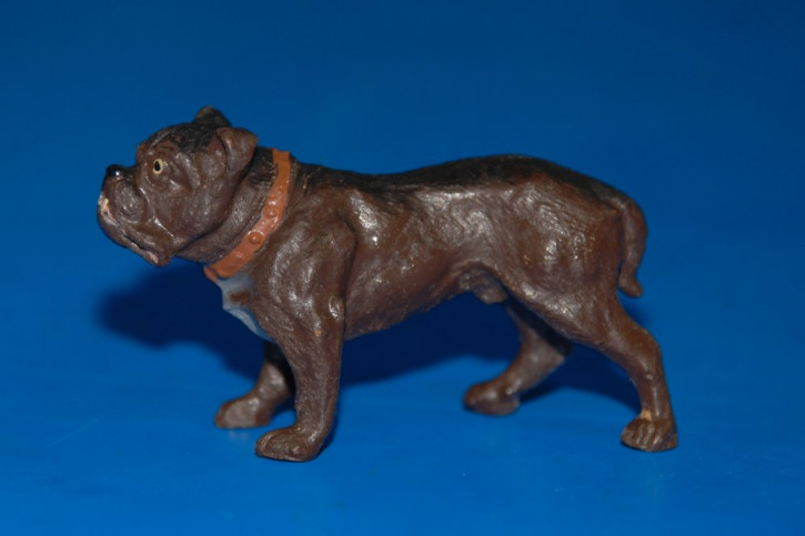 HAUSSER/ELASTOLIN Mass figure hand painted Bulldog * 1920