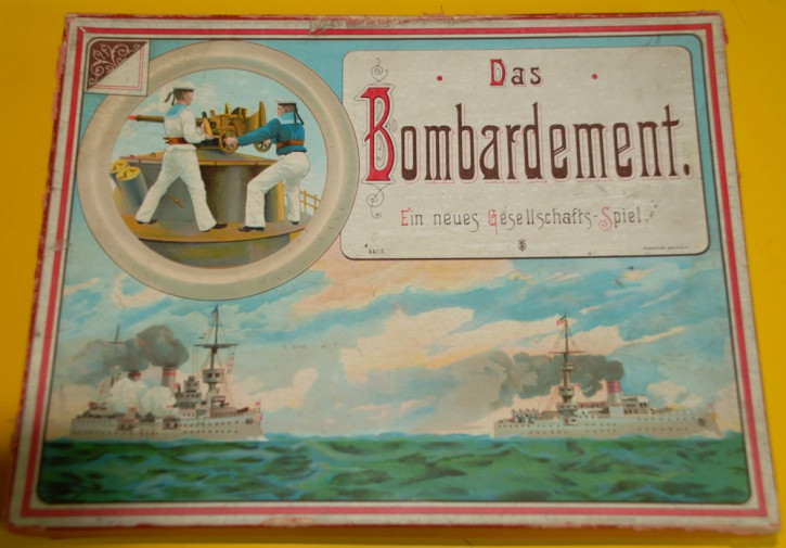 SALA Aufstellspiel Kriegsmarine * Das Bombardement Nr. 4413 * um 1900