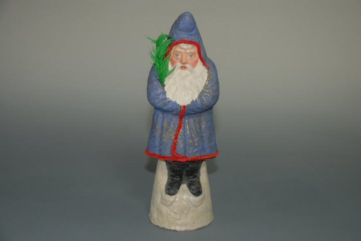uralter Belsnickle * Santa Candybox aus Pappmaché * Rarität von 1890