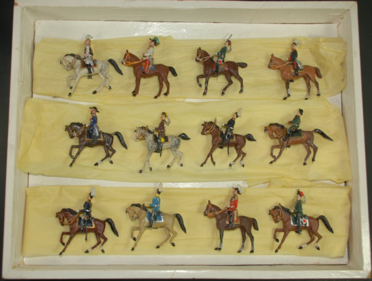 Heyde G. Dresden tin figures * 12 generals in the box * at 1900