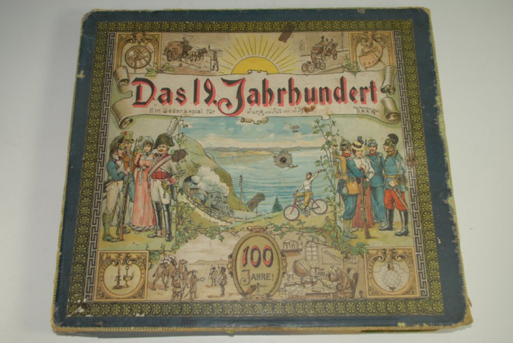 antique children's game * the 19th century - 100 years! * J. Beck O.M.R. of 1879