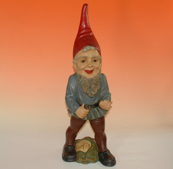 age garden gnome angler * height of 76 cm * forties-fifties