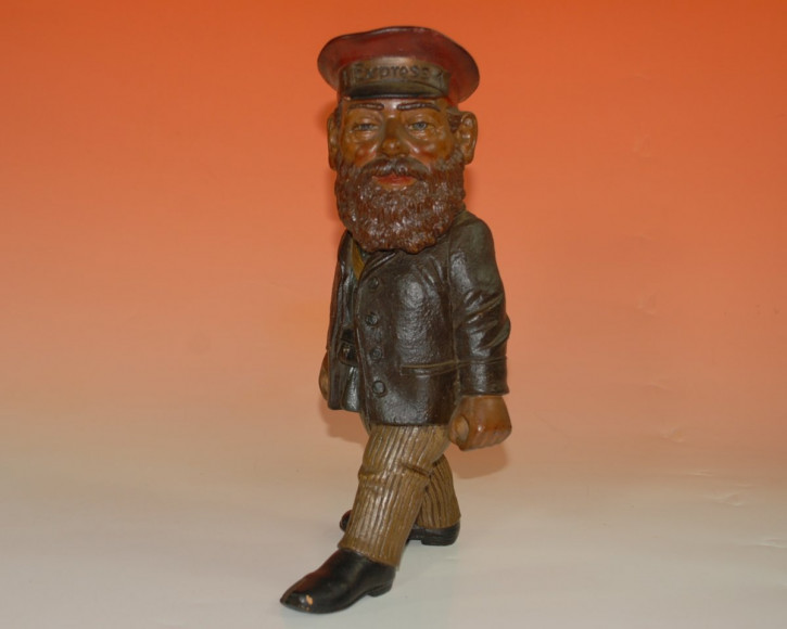 Dwarf gnome 1. express * railway luggage man * Otto Kind at 1900