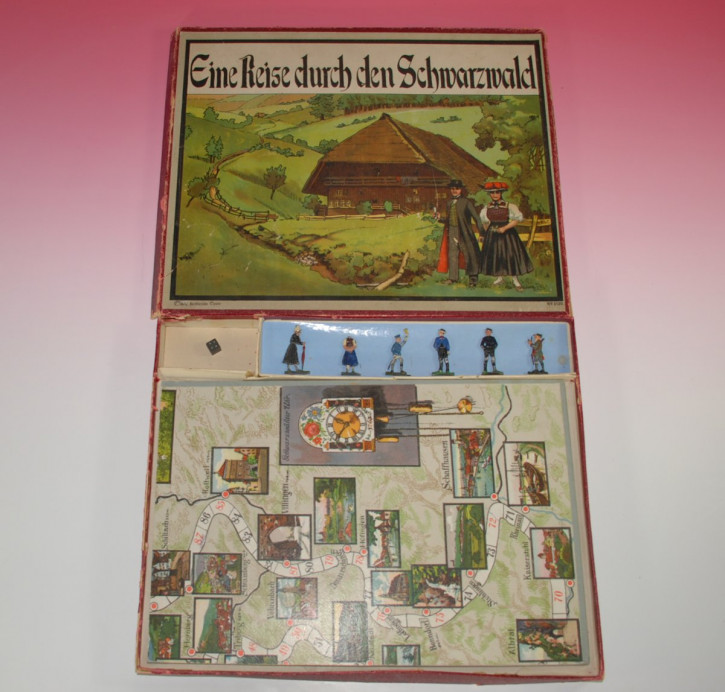 Scholz Artist Game No. 5130 * Journey through the Black Forest * 1920s