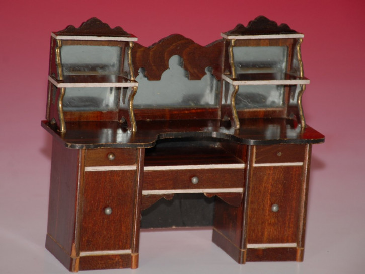 age-old mirrored dollhouse essay desk * at 1850/1860