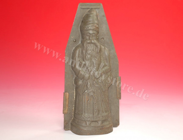 antique chocolate mold Santa Claus with toys * height 28 cm * at 1900