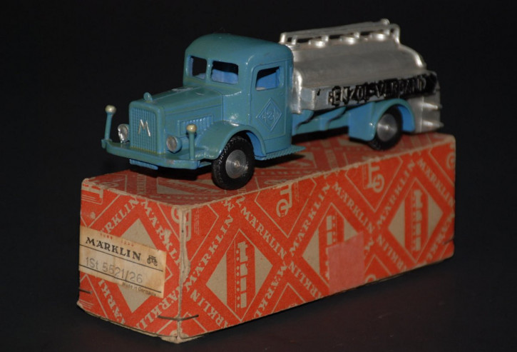 Märklin model cast tank truck 5521/26 BENZOL VERBAND in the box * from 1939