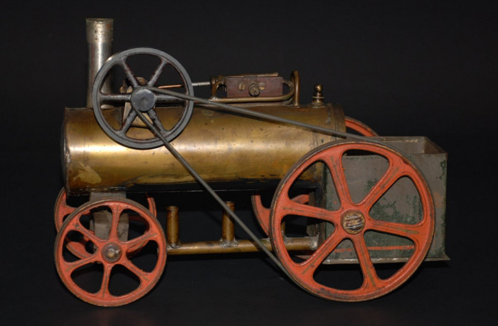 uraltes fahrbares Lokomobil * funktional * vor 1900