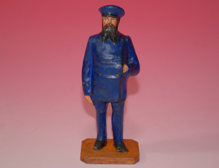 königlich kaiserlicher Postbeamter * Pappmaché Figur um 1870