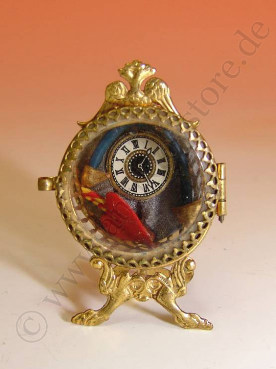 antique doll house ormolu pocket watch stand * 1900