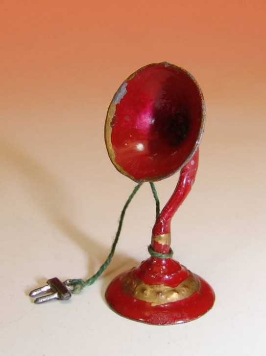 antique doll house tin loudspeaker * at 1920