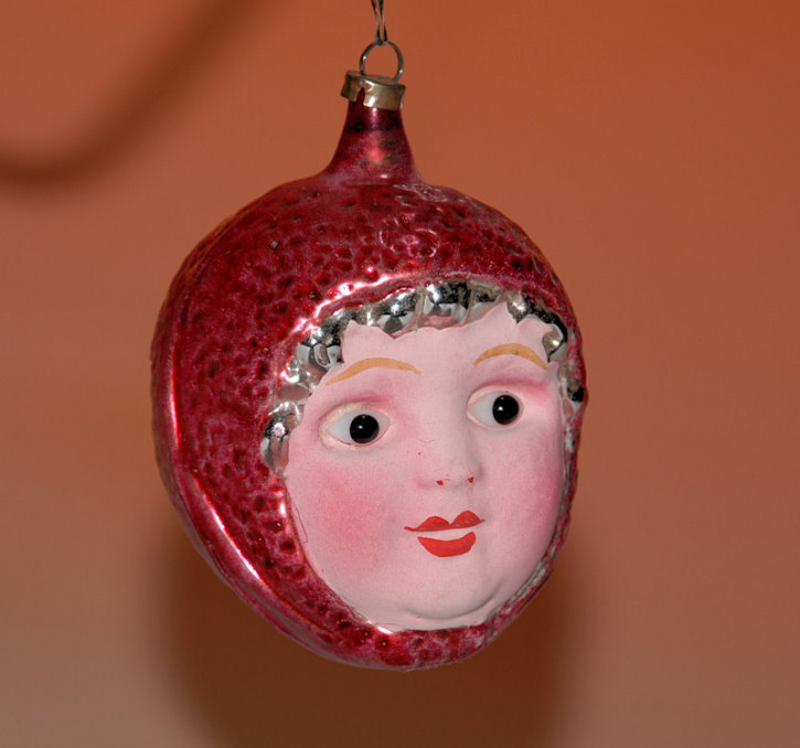 antique Lauschaer christmas glas ornament * german at 1900