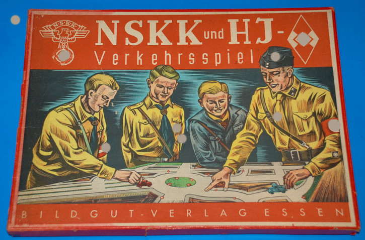 rare NSKK & HJ traffic game * complete * german thirties