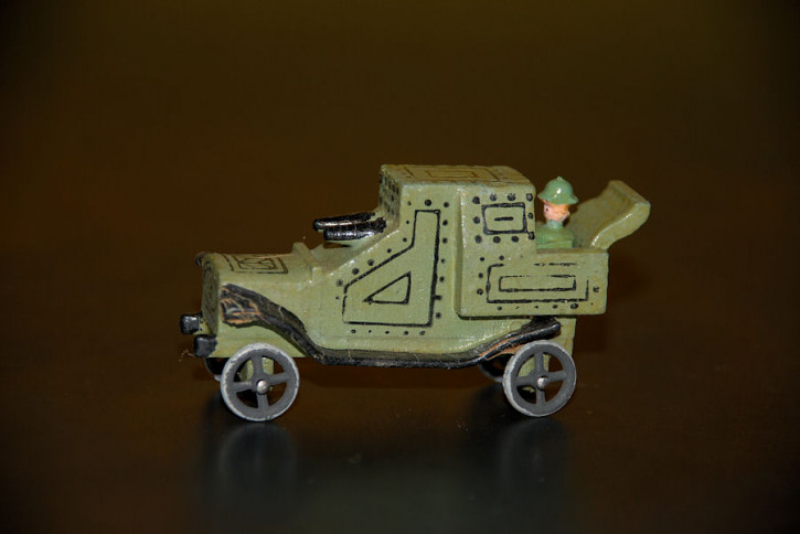 Erzgebirge miniature * armour-clad armed forces car * twenties