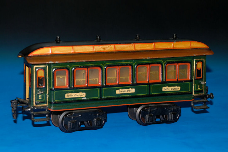 MÄRKLIN 4-A passenger car 1841/1 w. interior f. * 1909