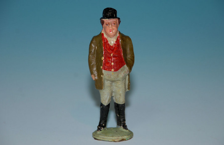 antique Railway figure from mass * businessman * at 1900-1910