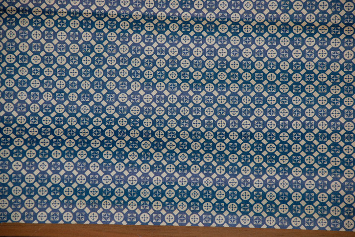 doll kitchens wallpaper Stone tiled floor * blue white * at 1900