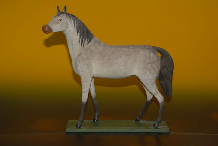 antique great papier-mâché horse for coach * at 1880-1890