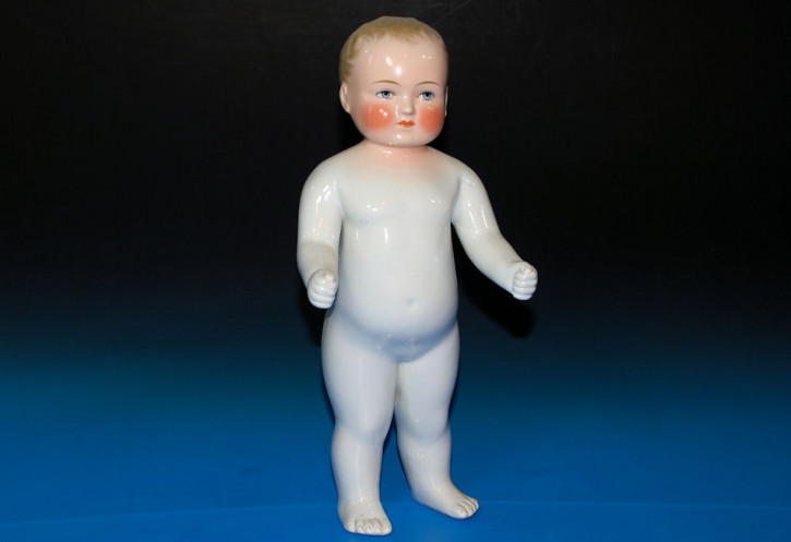 antique bathing doll * porcelain doll * at 1900-1920 * 15.3 inch