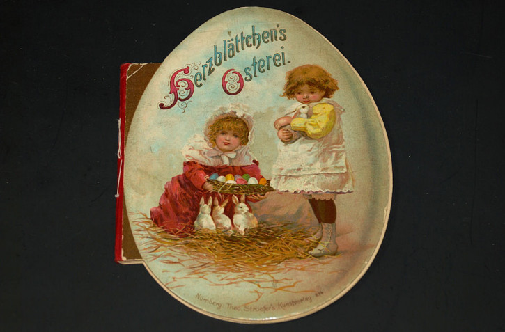 antikes Kinderbuch * Herzblättchen&acute;s Osterei * um 1890