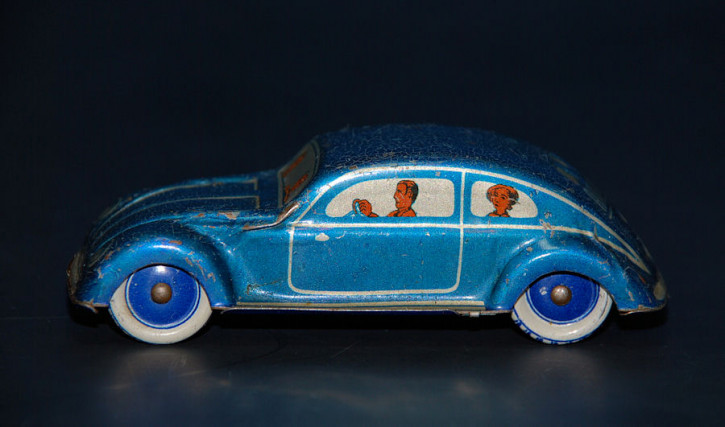 rare penny Toy KDF beetle no. 209 G. Fischer Nuremberg thirties