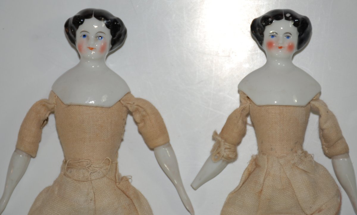 porcelain dollhouse dolls