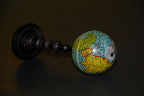 kleiner Kinder oder Puppen Blech Globus * um 1900