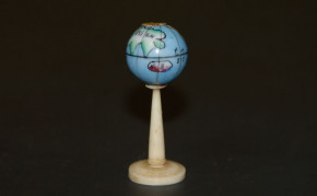 antiker Miniatur Globus für die Puppenstube * um 1860-1880 (2)