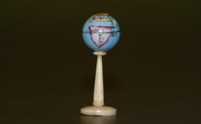 antiker Miniatur Globus für die Puppenstube * um 1860-1880 (2)