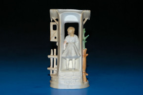 Bisquitporzellan Winter Schnee Figur * Thüringen um 1900-1920