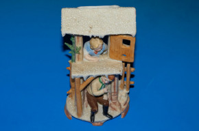 Bisquitporzellan Winter Schnee Figur * Thüringen um 1900-1920