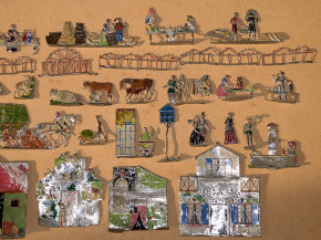 Biedermeier civilian scene * 38 part * J. C. Allgeyer Fürth at 1