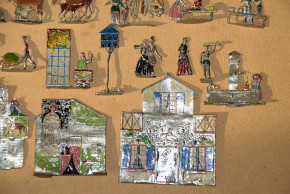 Biedermeier civilian scene * 38 part * J. C. Allgeyer Fürth at 1