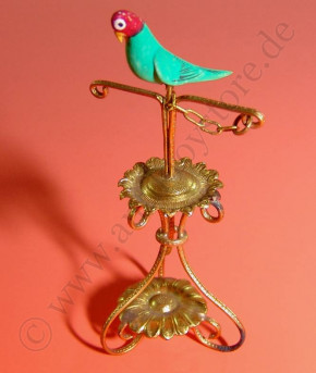 old rare Doll's houses ormolou parrot stand * 1870-1880