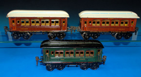 Märklin 3 x 4-A car no. 1886 P., 1886 Sch. & 1886 * from 1925/19