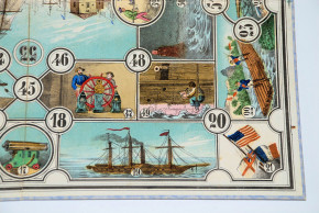 antique game "the navigation" Gustav Neiff Nuremberg * at 1850