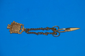 antique miniature ormolu shear * Erhard & Söhne at 1900