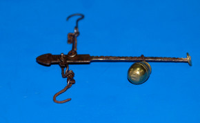 antique smoke catch doll kitchen miniature beam balance at 1780