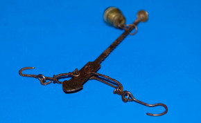 antique smoke catch doll kitchen miniature beam balance at 1780
