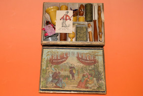 antiker Biedermeier Zauberkasten* Nürnberg um 1850-1860