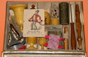 antiker Biedermeier Zauberkasten* Nürnberg um 1850-1860