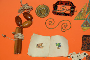 antiker Biedermeier Zauberkasten* Nürnberg um 1850-1860