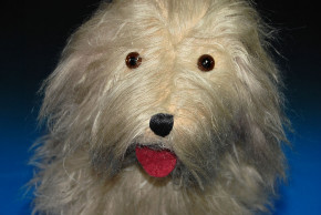 antiker großer Bobtail Hund Made in England * 20er-30er Jahre