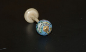 antiker Miniatur Globus für die Puppenstube * um 1860-1880