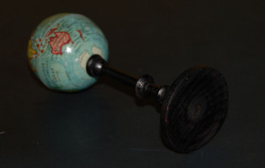 small children or dolls metal globe * Litho.  at 1900